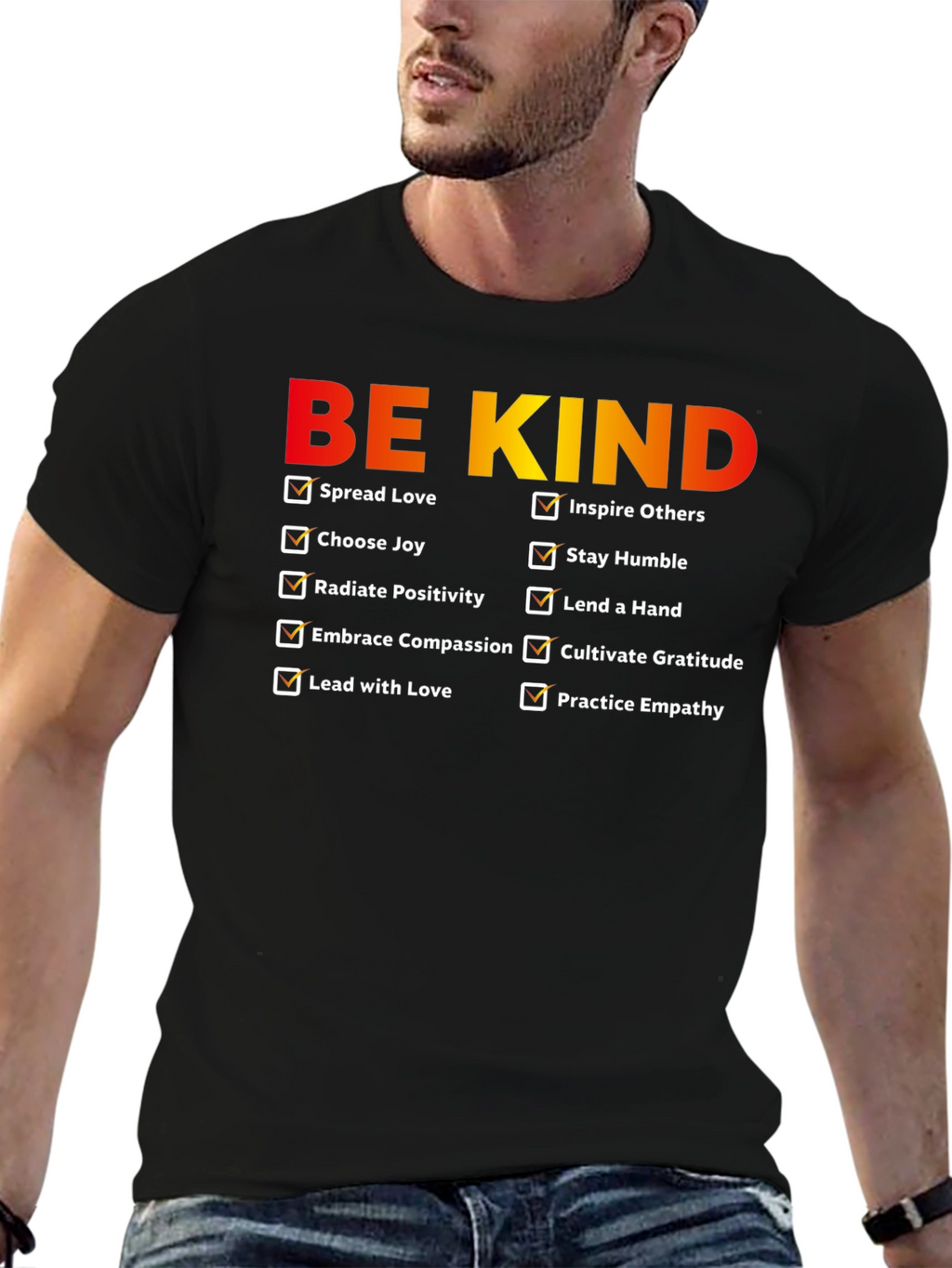 Be Kind Checklist Graphic T-Shirt