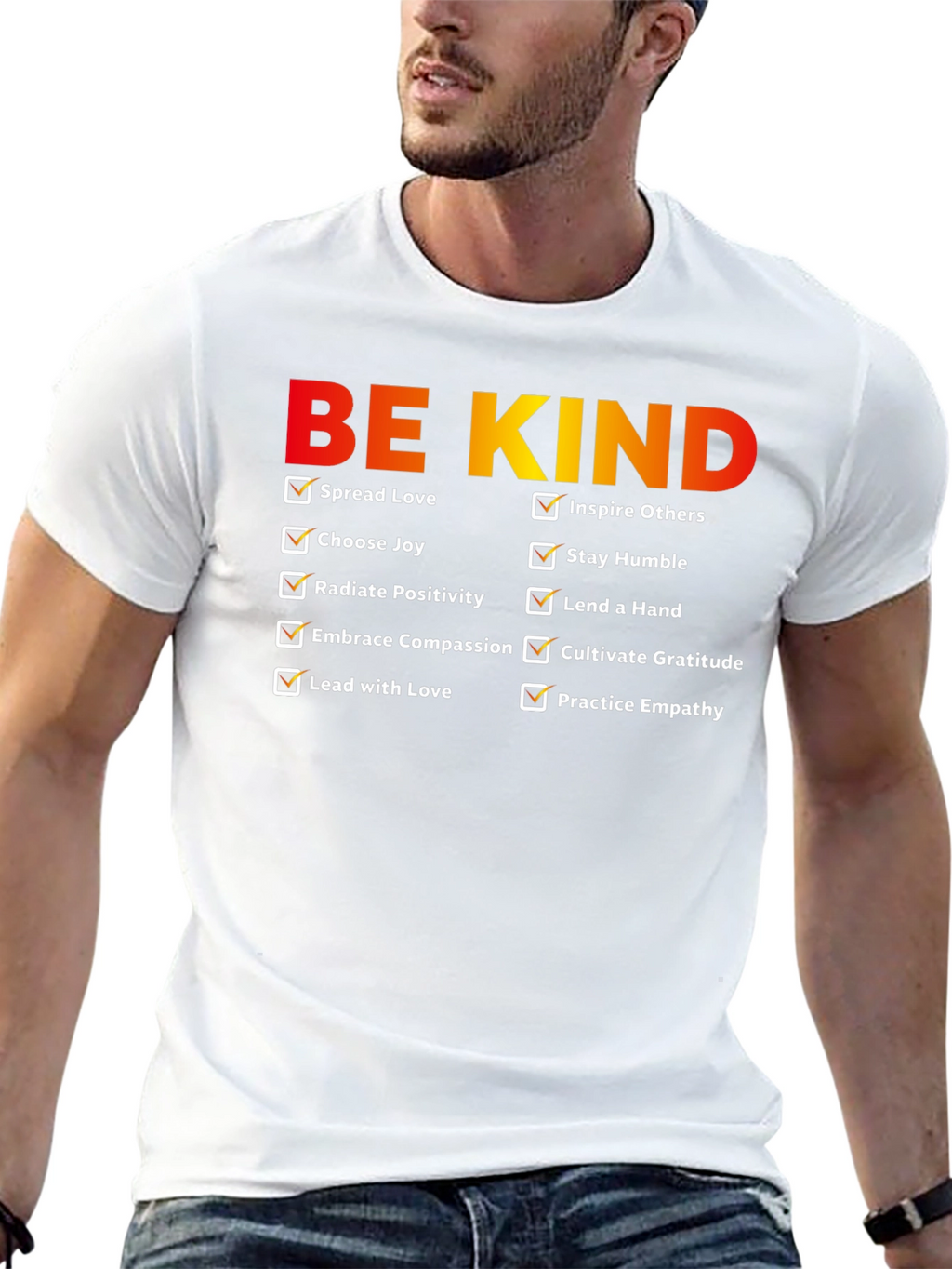 Be Kind Checklist Graphic T-Shirt