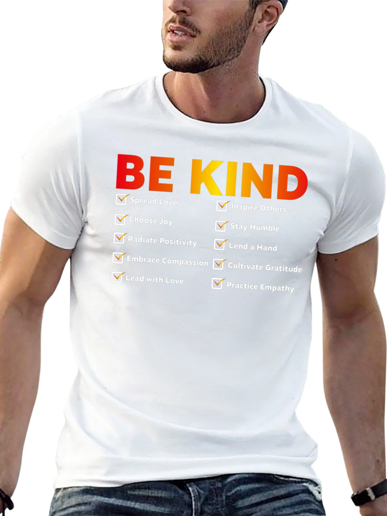Be Kind Checklist Graphic T-Shirt