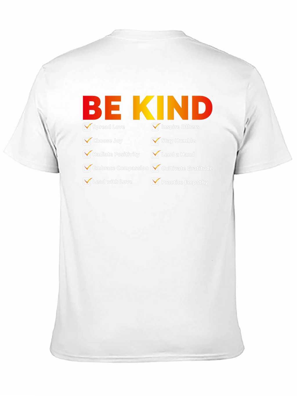 Be Kind Checklist Graphic T-Shirt