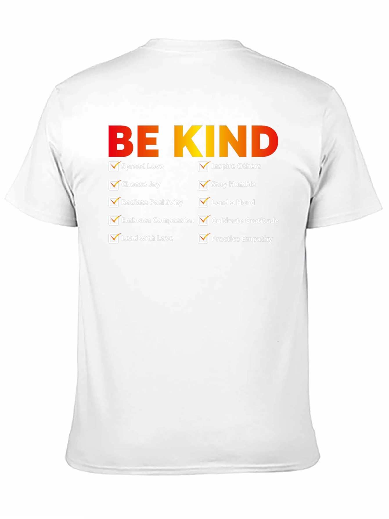Be Kind Checklist Graphic T-Shirt