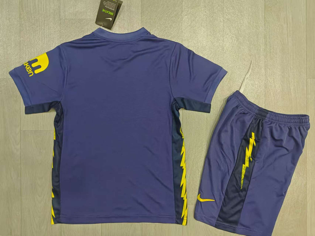 KIDS Atlético Madrid Purple/Yellow Away Kit