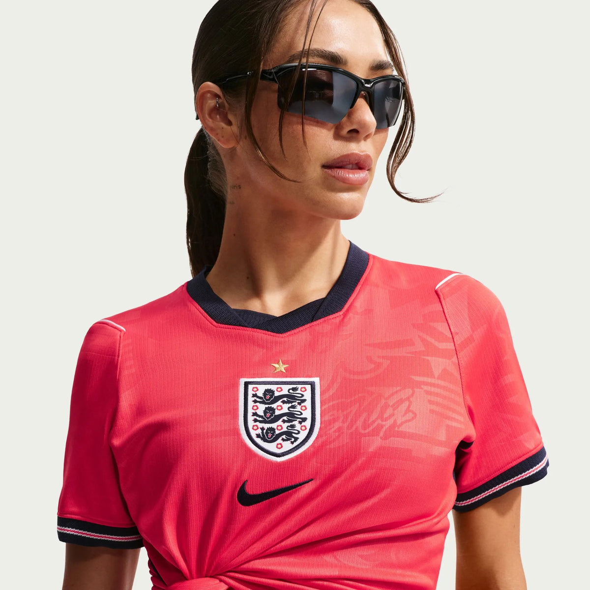 2026 England Women's Stadium Away Soccer Jersey (Custom)