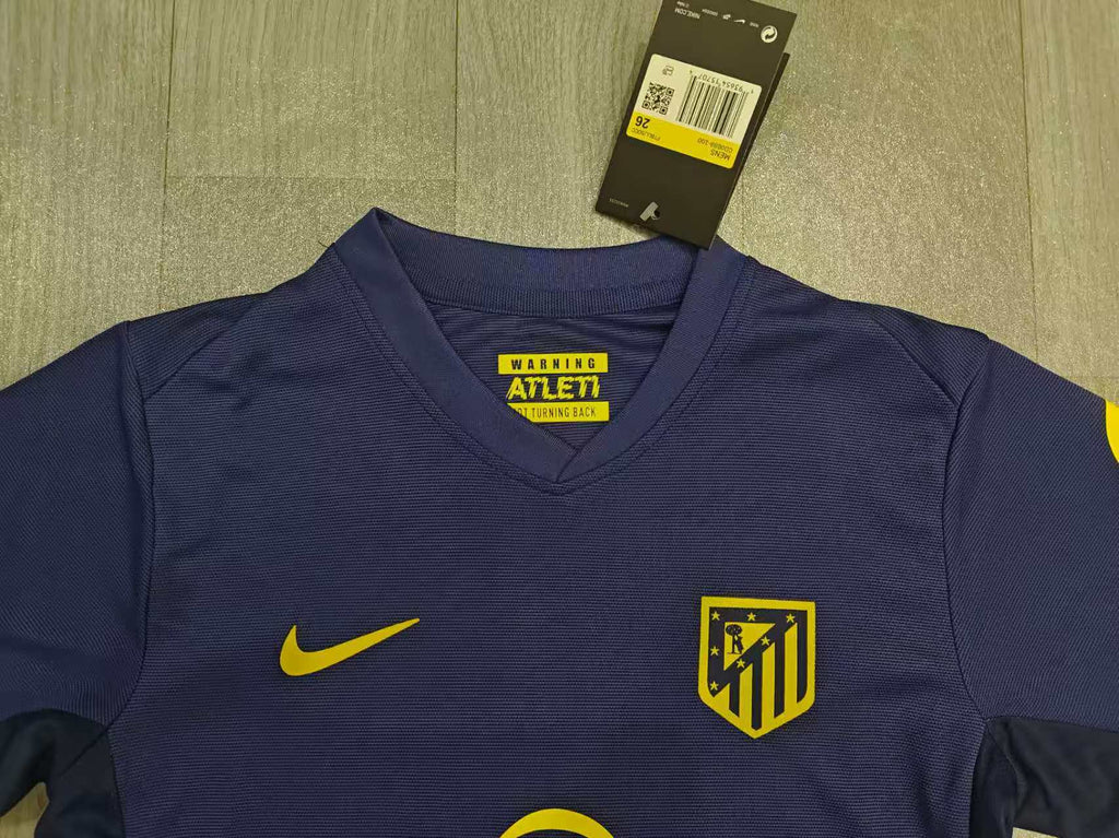 KIDS Atlético Madrid Purple/Yellow Away Kit