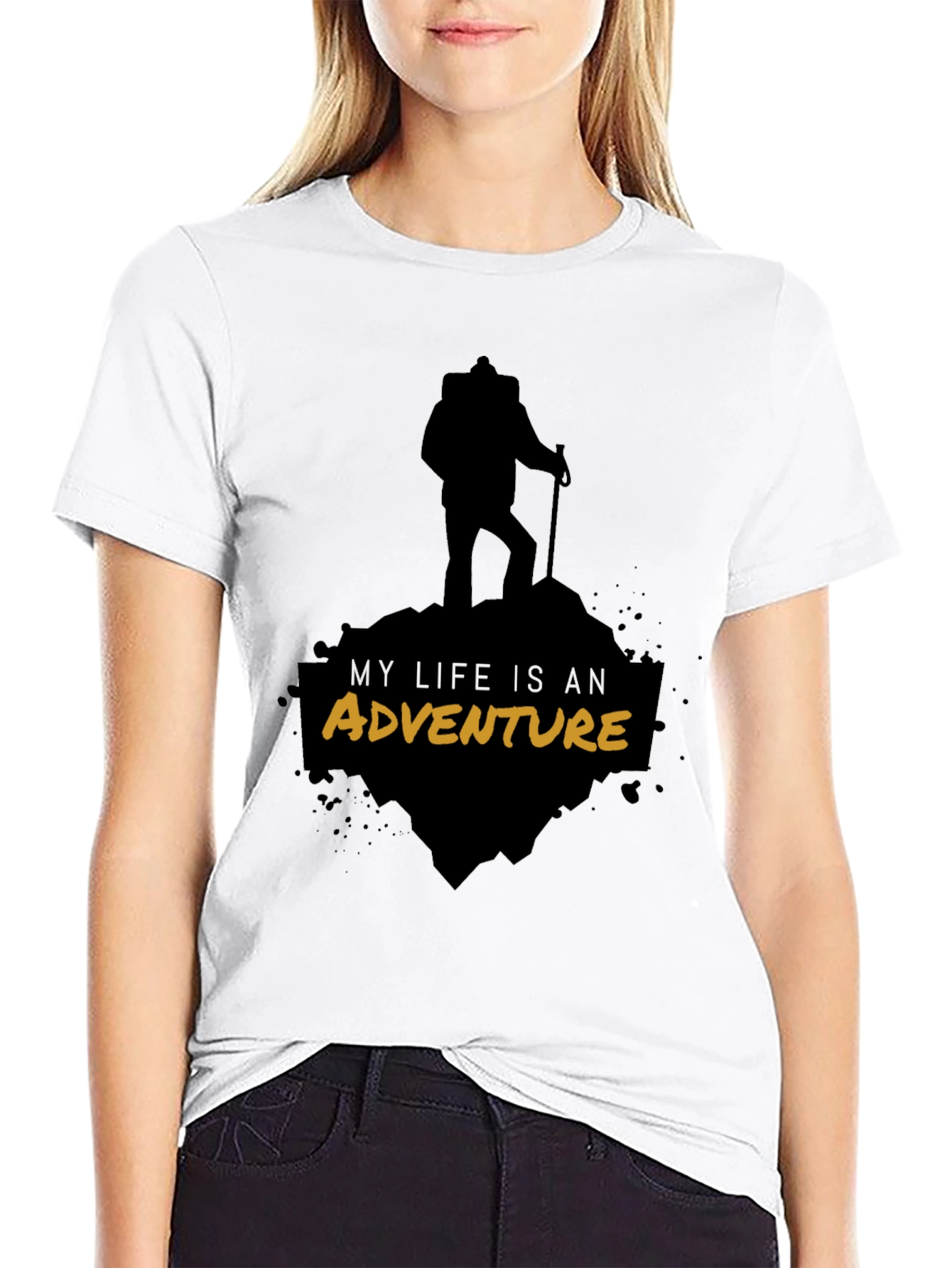 Adventure Seeker Black T-Shirt