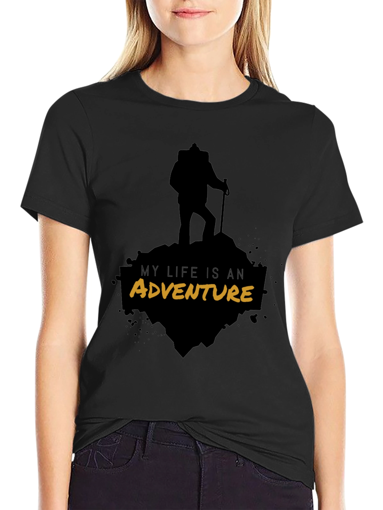 Adventure Seeker Black T-Shirt