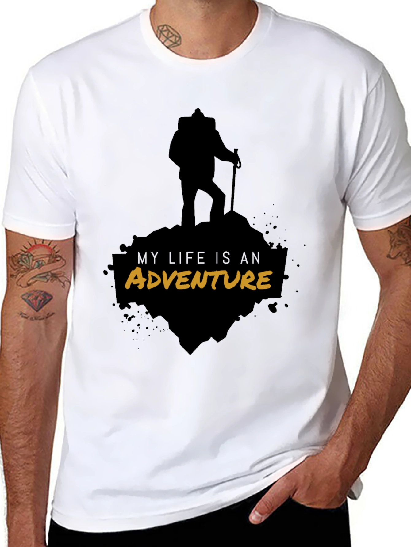 Adventure Seeker Black T-Shirt