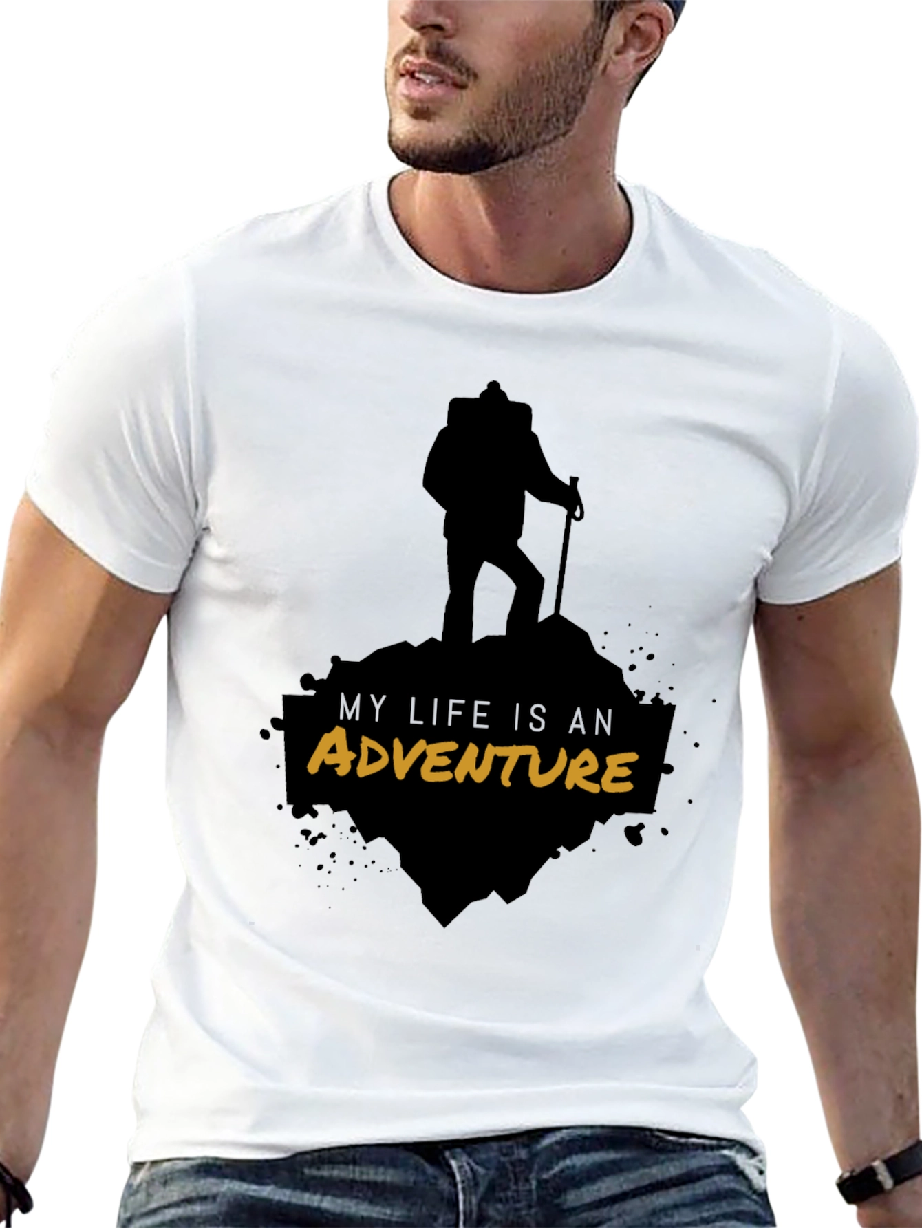 Adventure Seeker Black T-Shirt