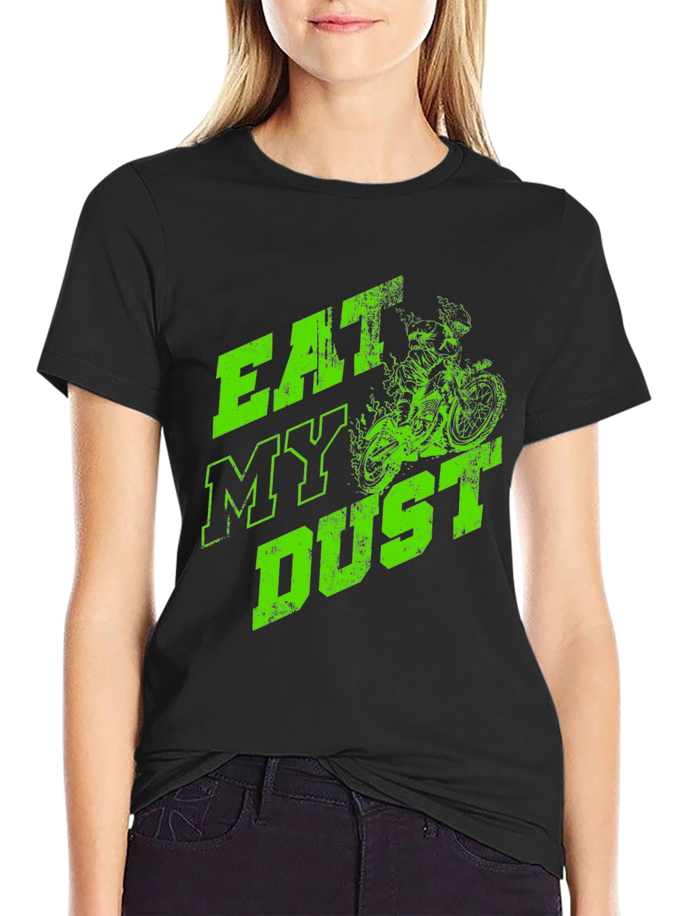 Eat My Dust Graphic Tee - Dirt Bike Design