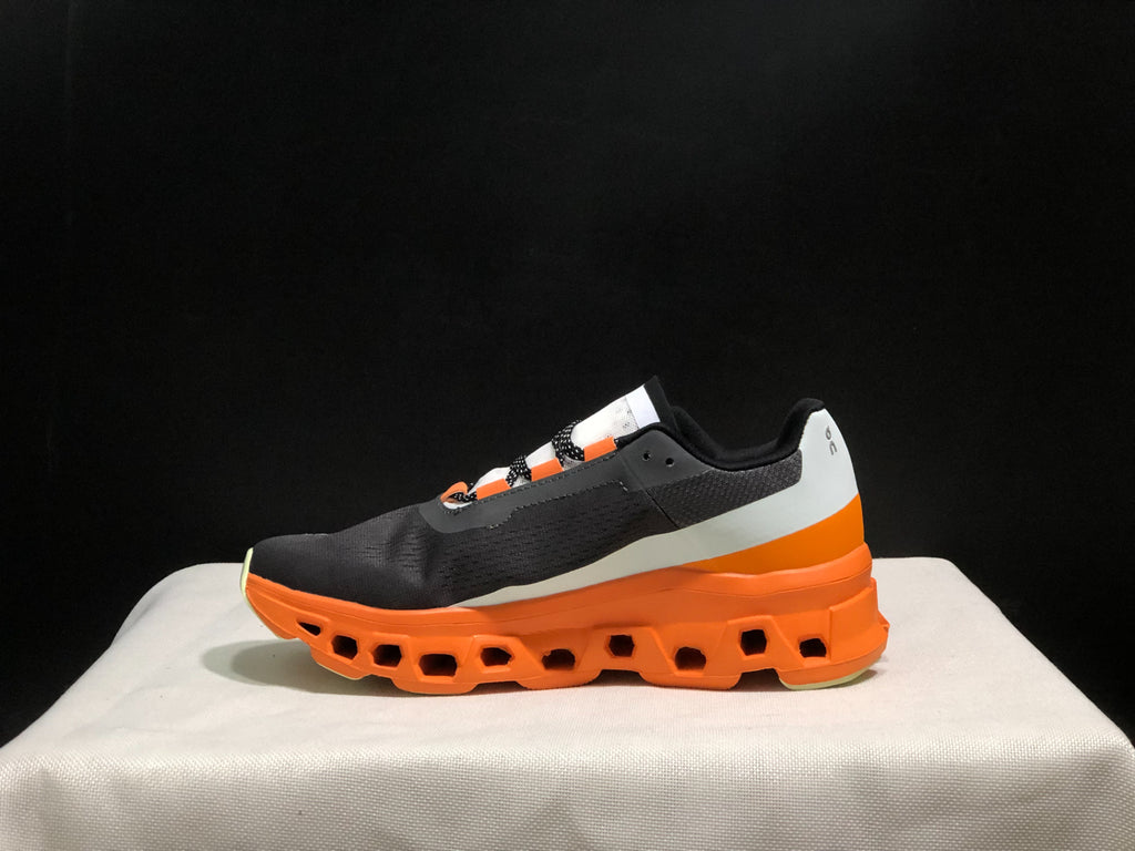 On Running Cloudmonster Sneakers Gray Orange | Yellow