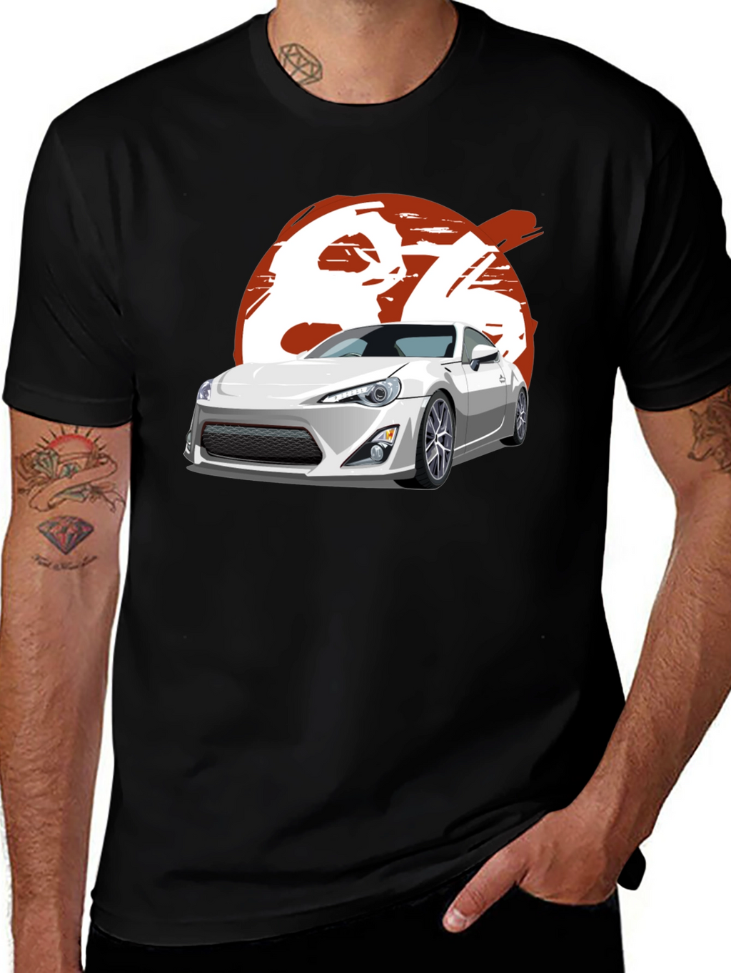 Car Graphic T-Shirt - Modern Automotive Design