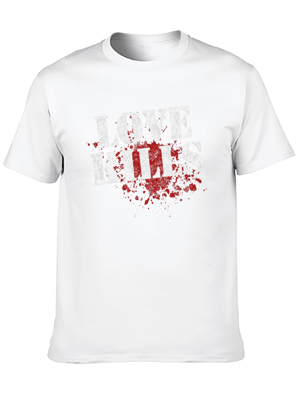 Love Kills Graphic Tee - Black Cotton T-Shirt