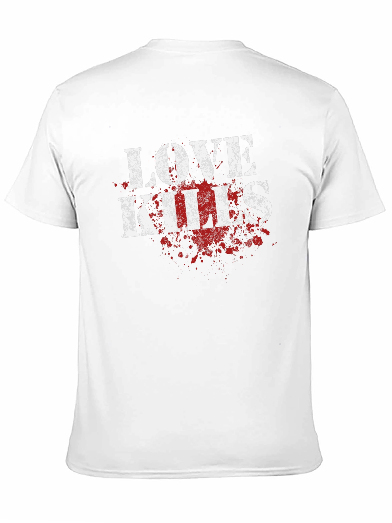 Love Kills Graphic Tee - Black Cotton T-Shirt