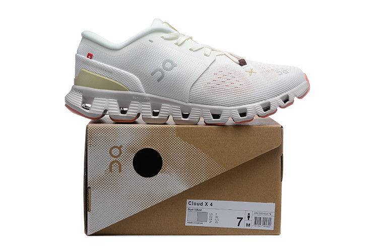 On Running Cloud X4 Ivory/Sand