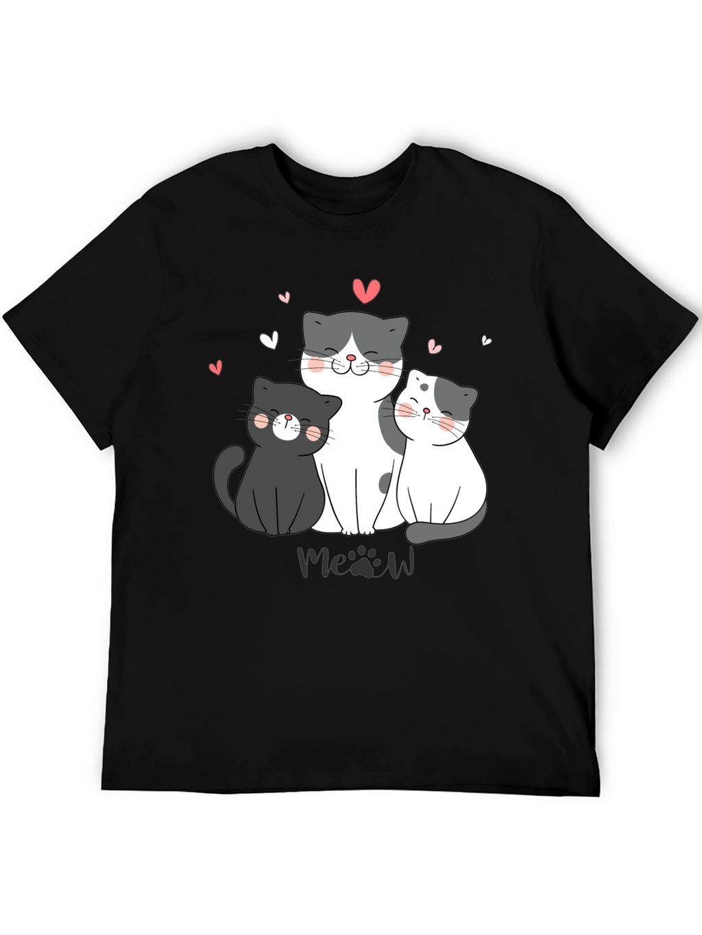 Cute Cats T-Shirt - Meow Lover Tee