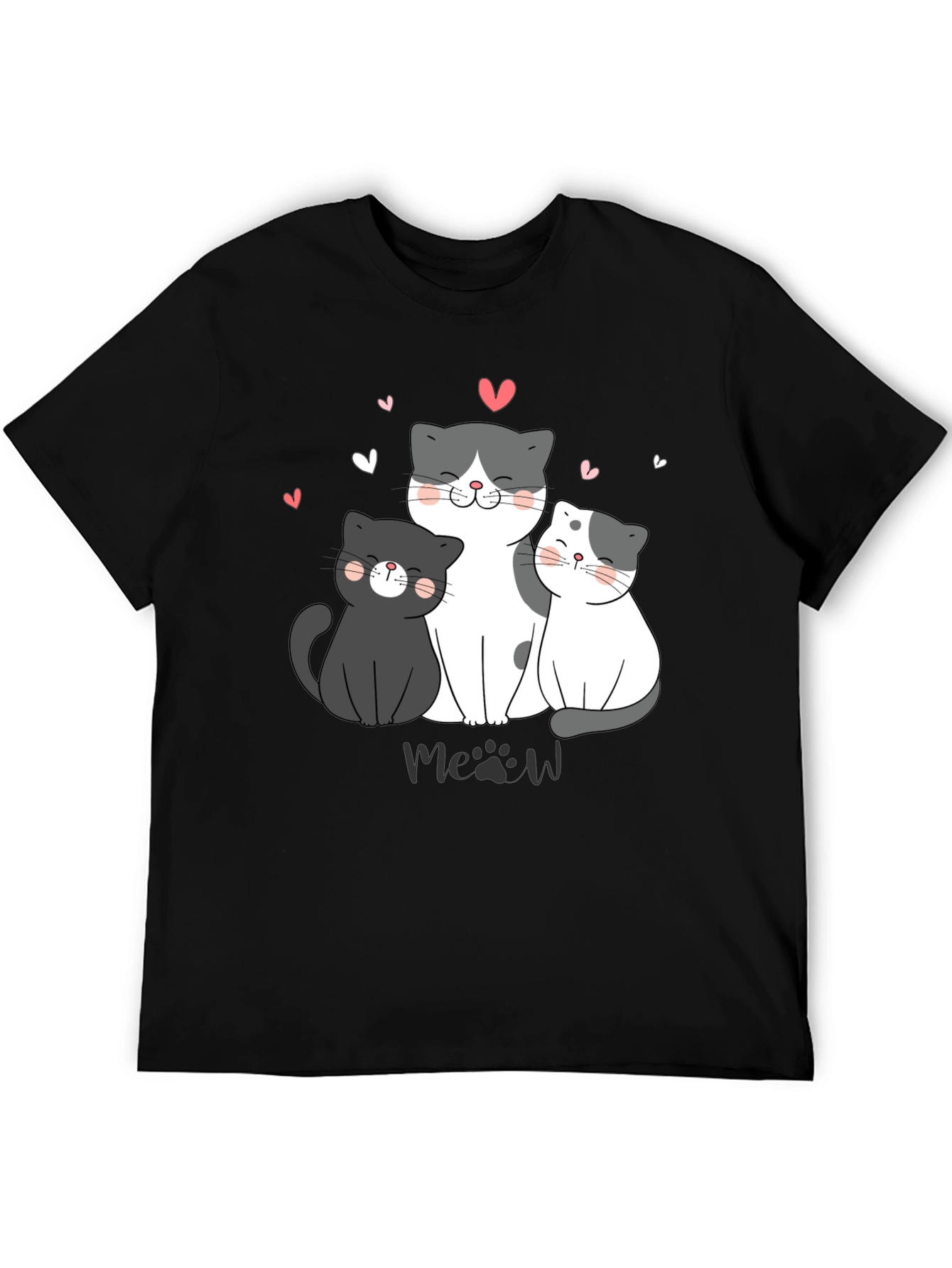 Cute Cats T-Shirt - Meow Lover Tee