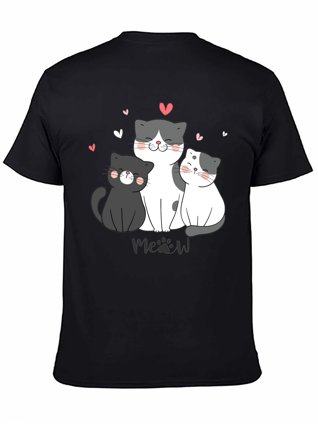 Cute Cats T-Shirt - Meow Lover Tee