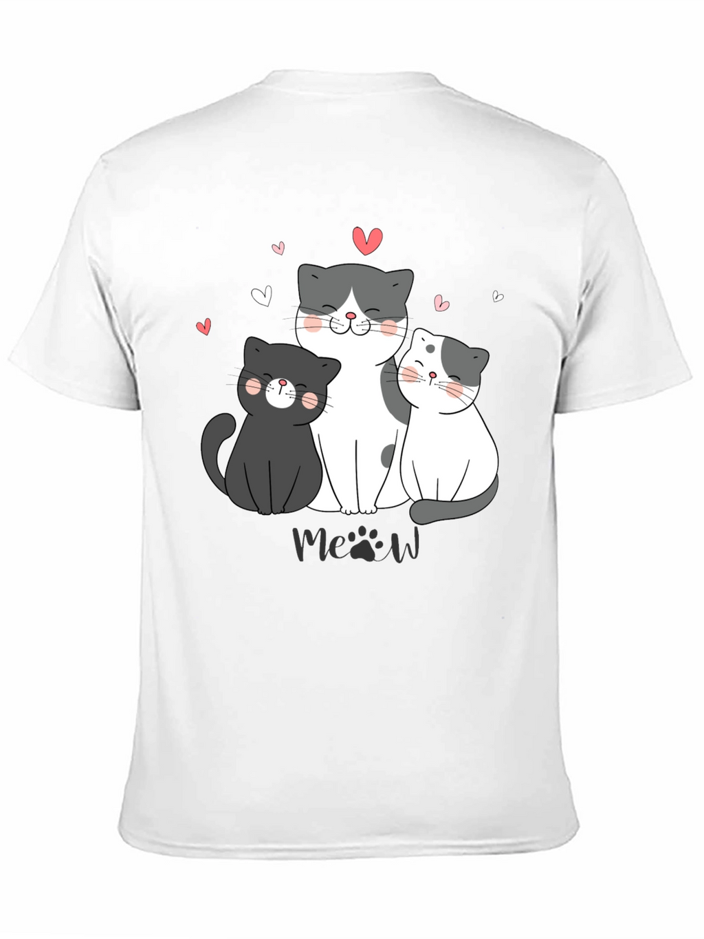Cute Cats T-Shirt - Meow Lover Tee