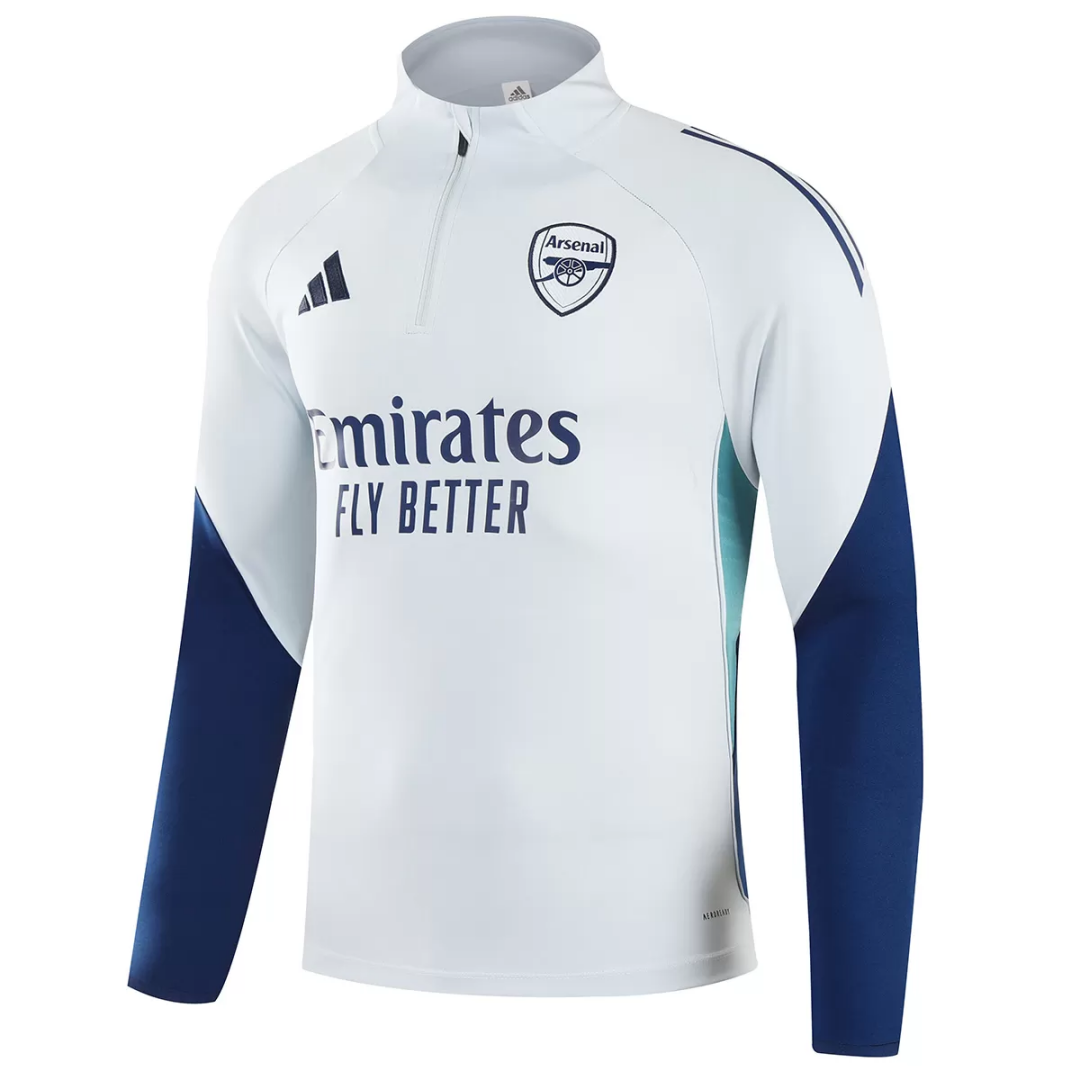 Arsenal 1/4 Zipper Sweat Kit(Top+Pants) Gray 2025/26