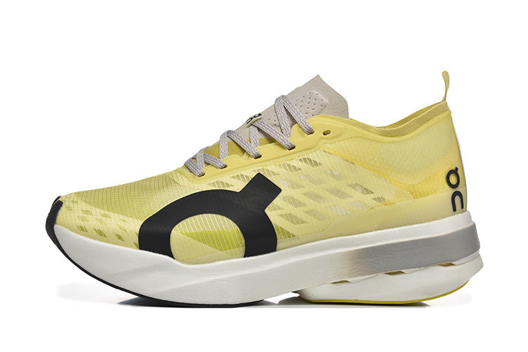 On Cloudboom Strike Running Shoes Pale Yellow
