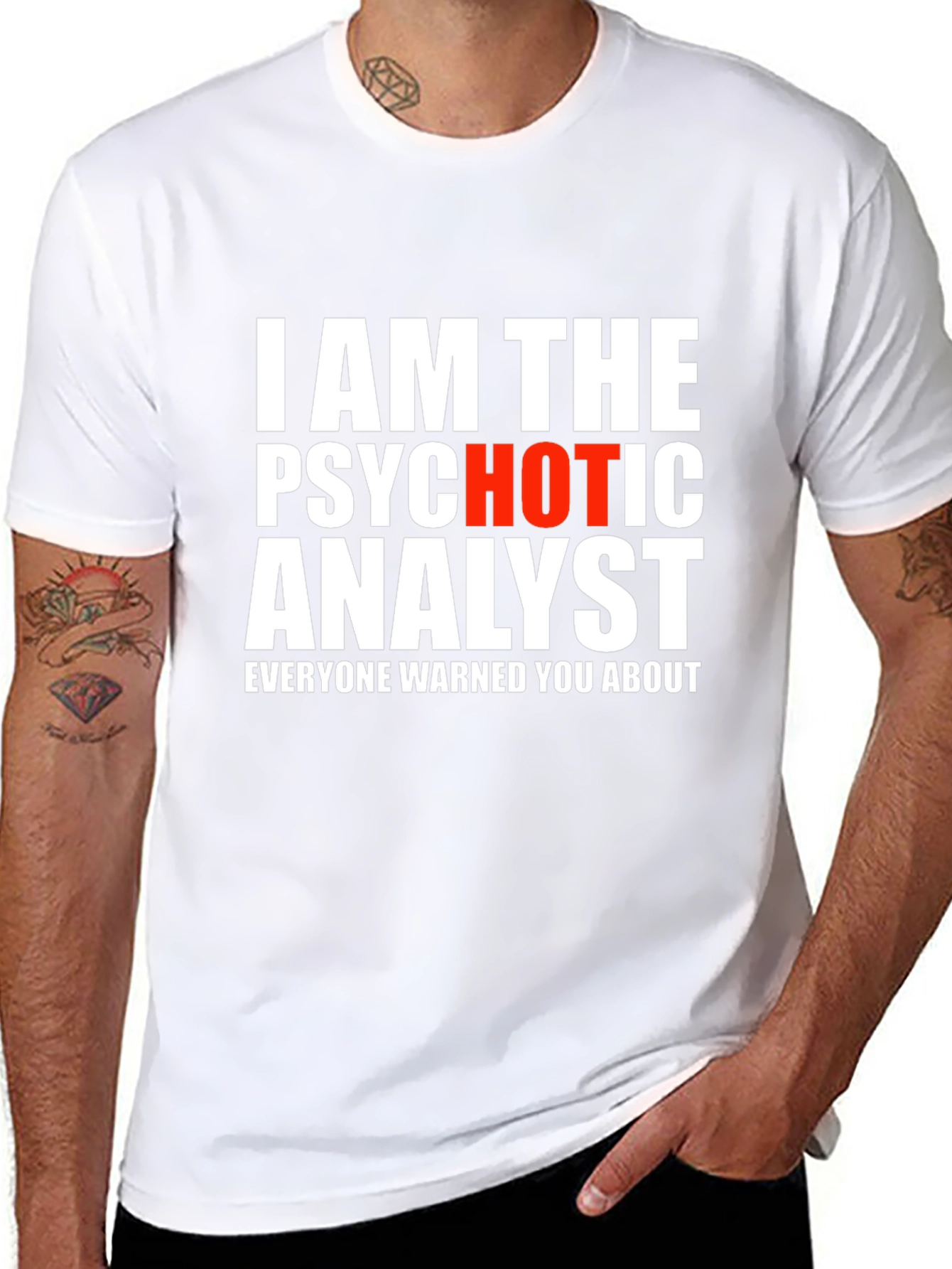 Psychotic Analyst Graphic Tee - Funny Novelty Shirt