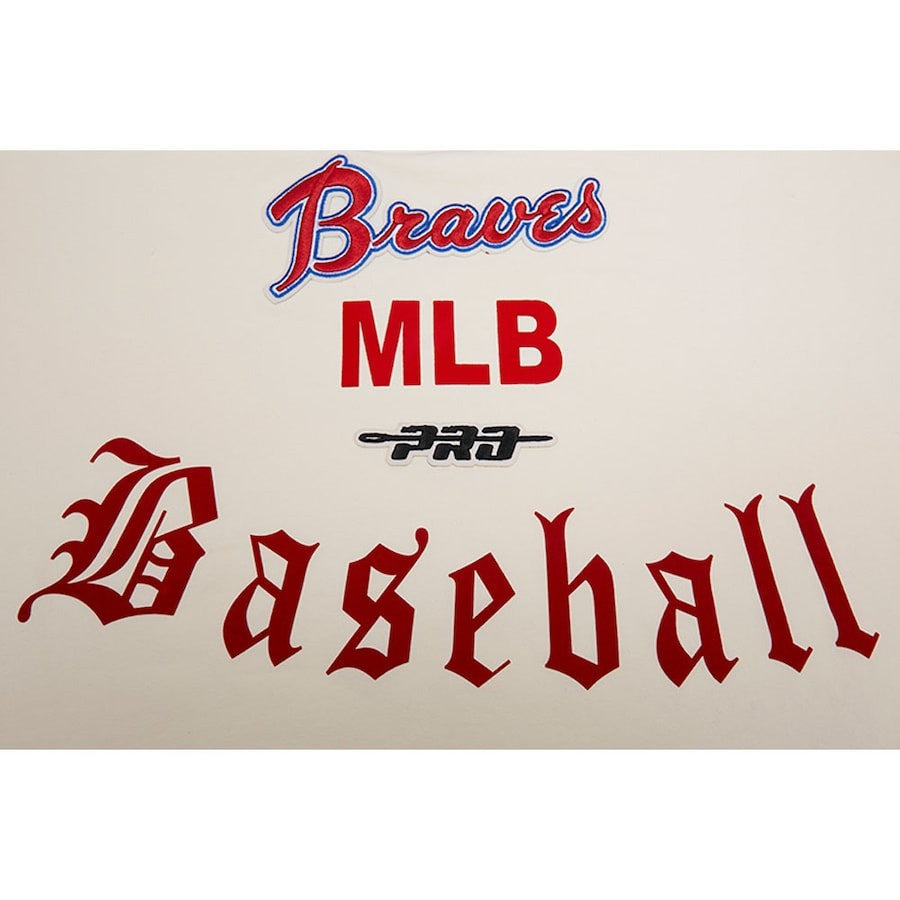 Atlanta Braves Pro Basketball T-Shirt - Cream