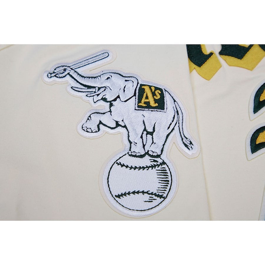 Oakland Athletics Pro Basketball T-Shirt - Cream