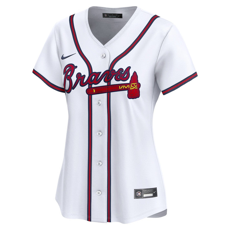 Atlanta Braves 2024 Jackie Robinson Day Home Limited Women Jersey - White
