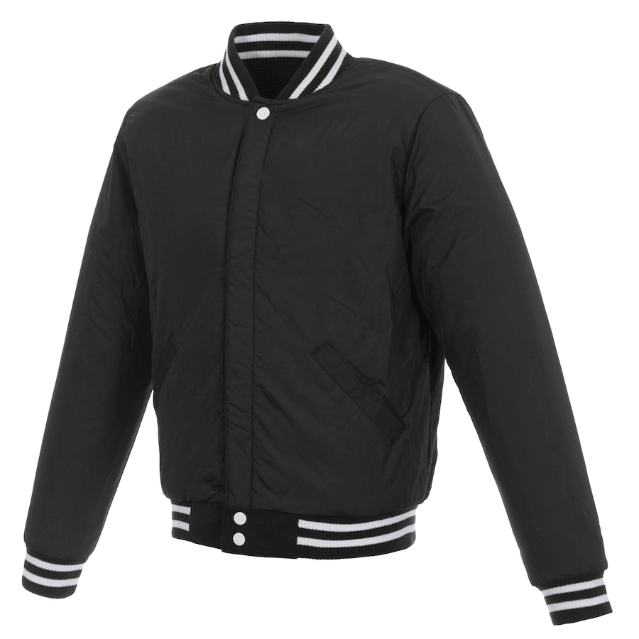 Atlanta Braves Reversible Fleece Full-Snap Jacket - Men's Navy