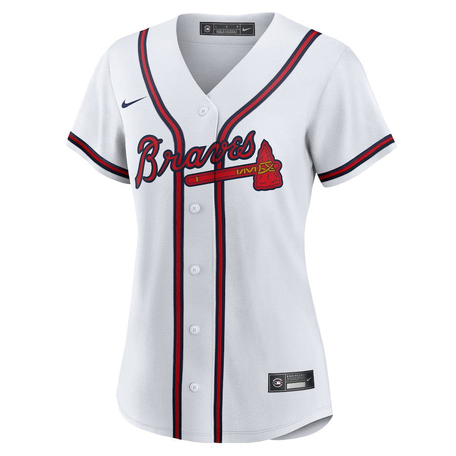 Chris Sale 51 Atlanta Braves Home Women Jersey - White