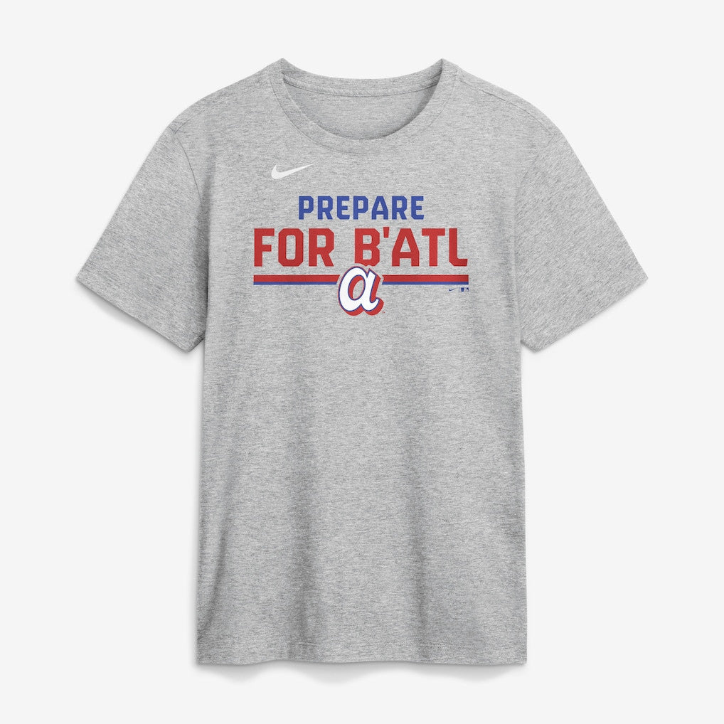 Atlanta Braves 2026 City Connect Stacked Team Phrase T-Shirt - Heather Gray