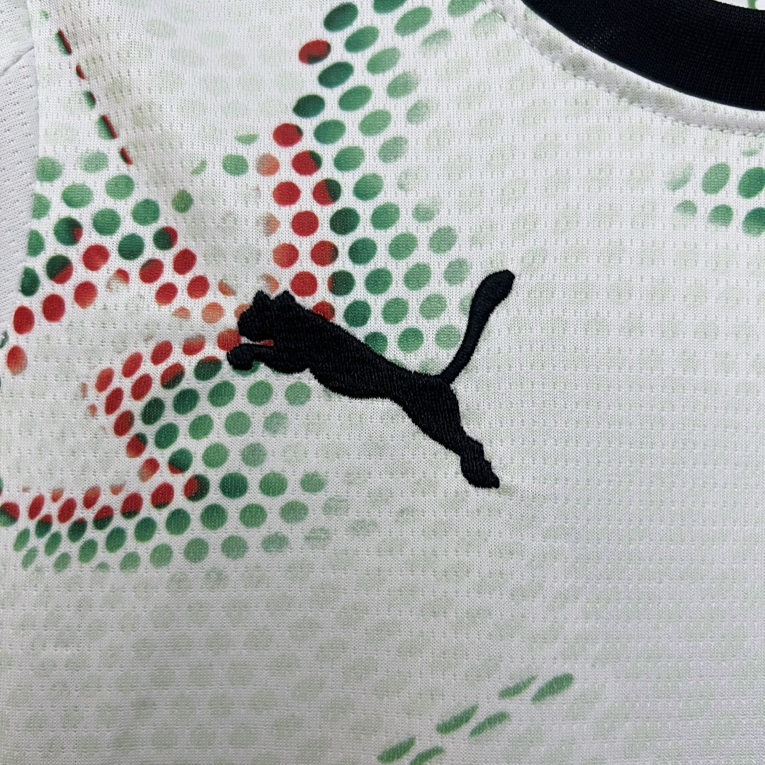 Kid's Portugal Away Long Sleeve Jersey+Shorts 2025