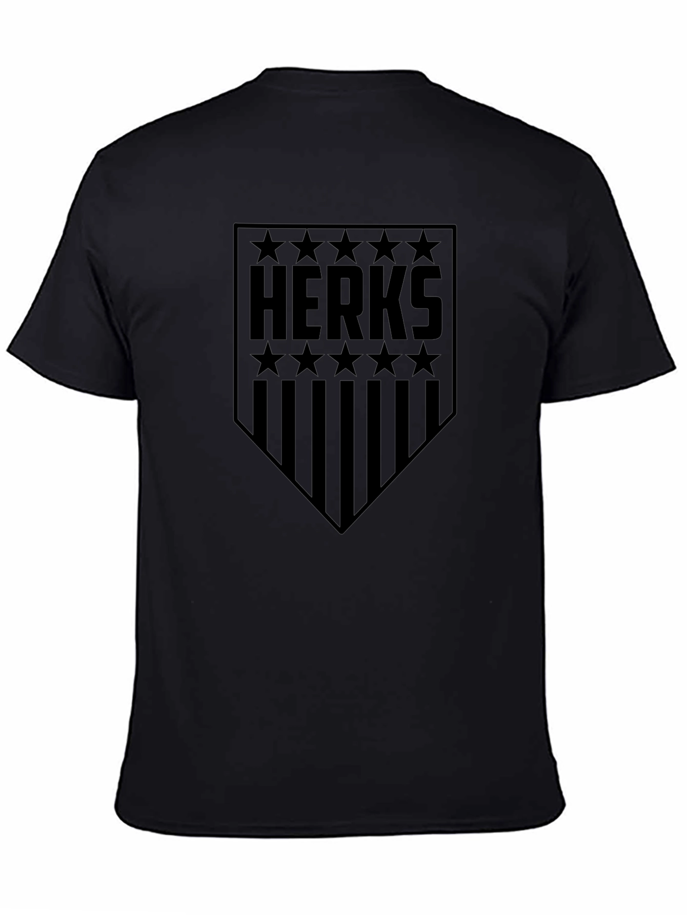 HERKS Star Stripe Shield Graphic Tee - Black