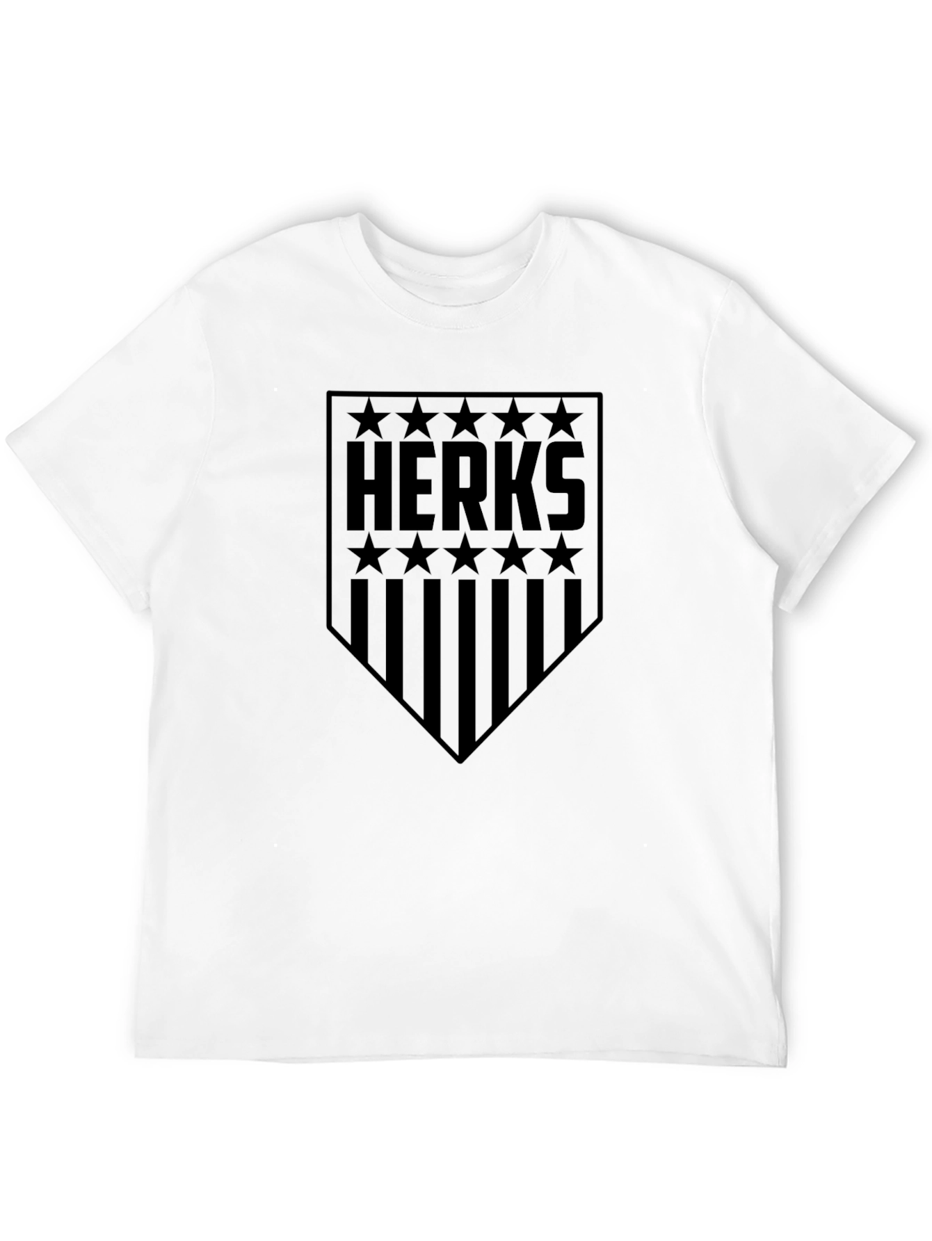 HERKS Star Stripe Shield Graphic Tee - Black