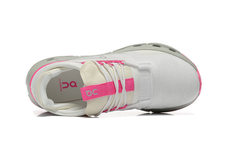 NEW Cloudnova Running Sneakers Women 11 White Pink Carnation