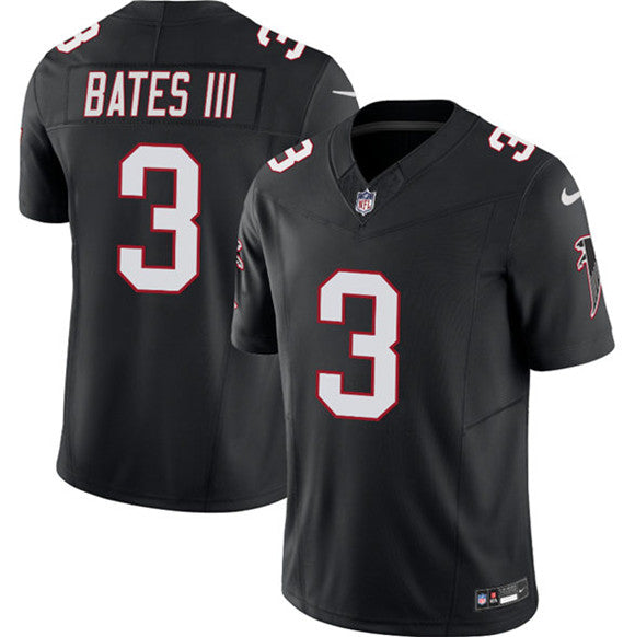 Men's Atlanta Falcons #3 Jessie Bates III Black F.U.S.E. Vapor Untouchable Limited Stitched Football Stitched Jersey