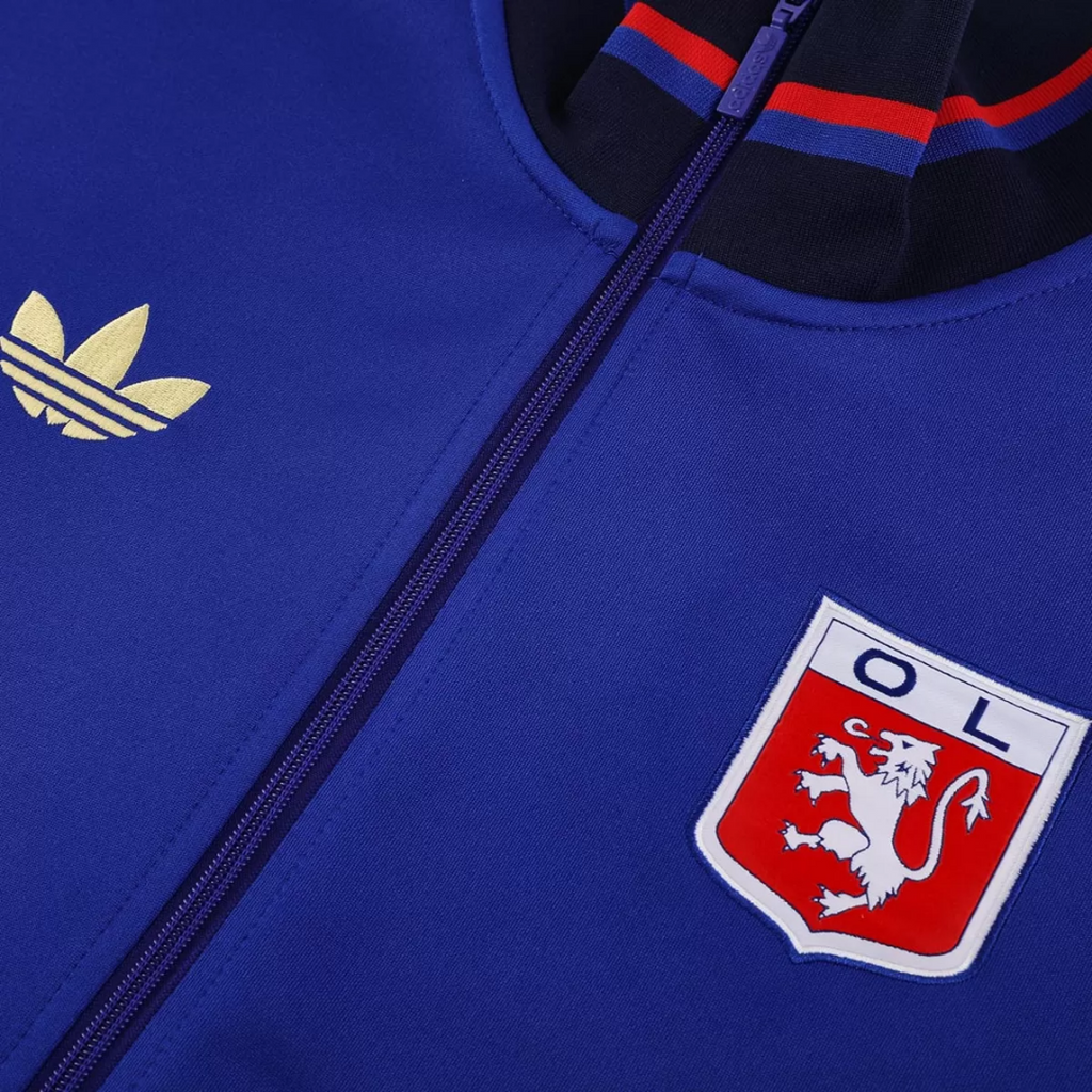 Olympique Lyonnais Anthem Jacket Blue 2025/26
