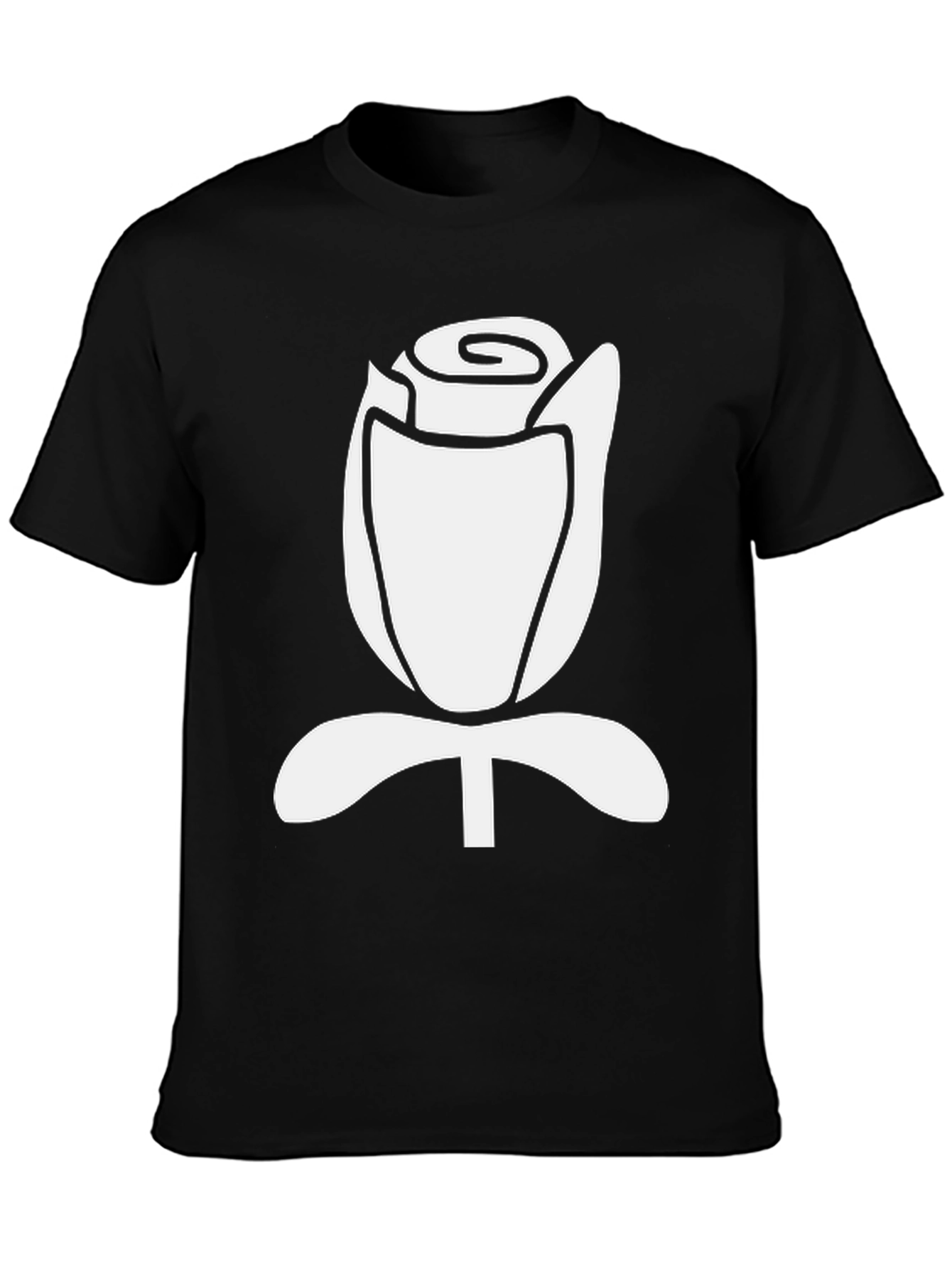 Black Rose Graphic T-Shirt - Stylish & Unique