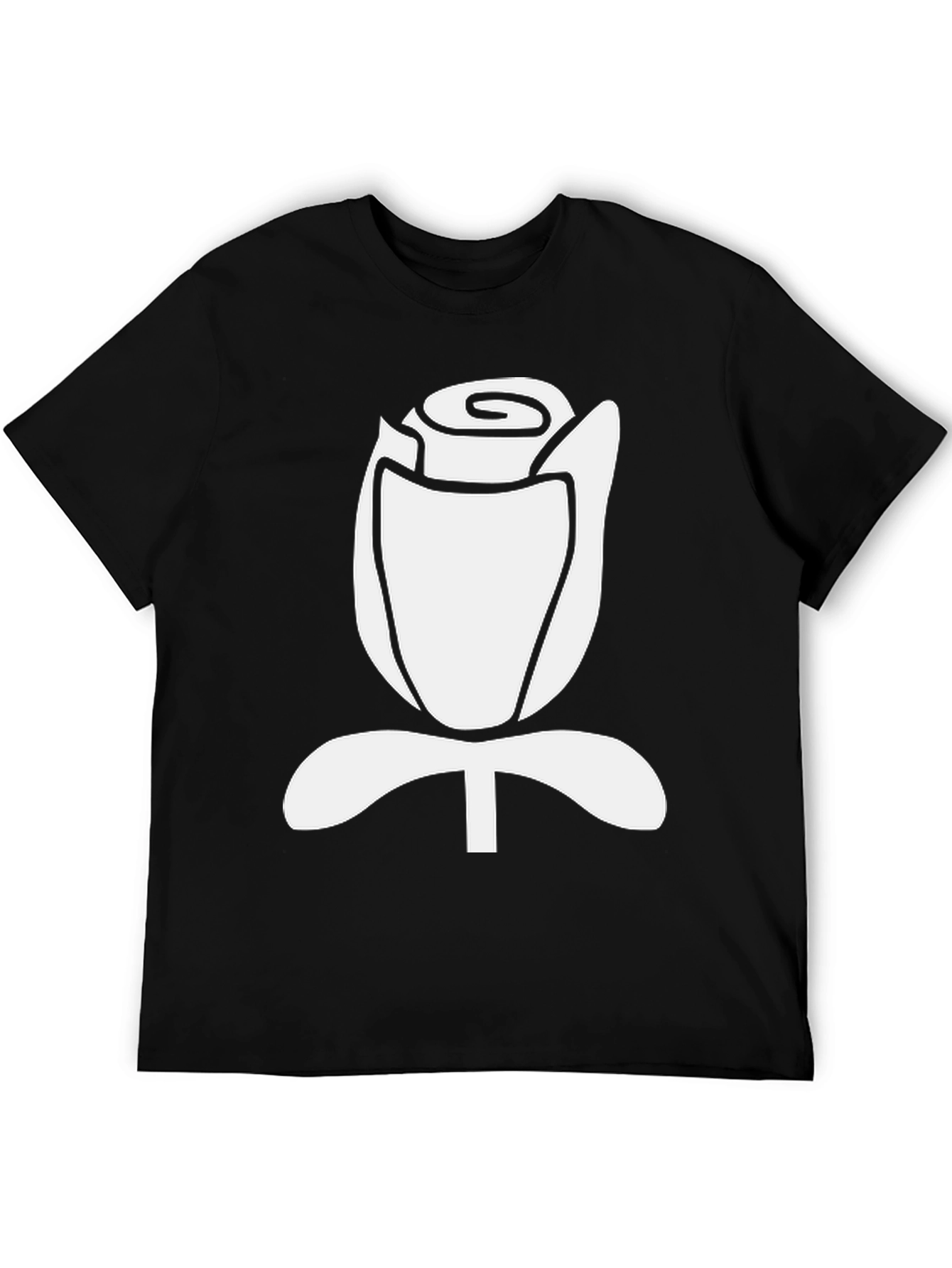 Black Rose Graphic T-Shirt - Stylish & Unique