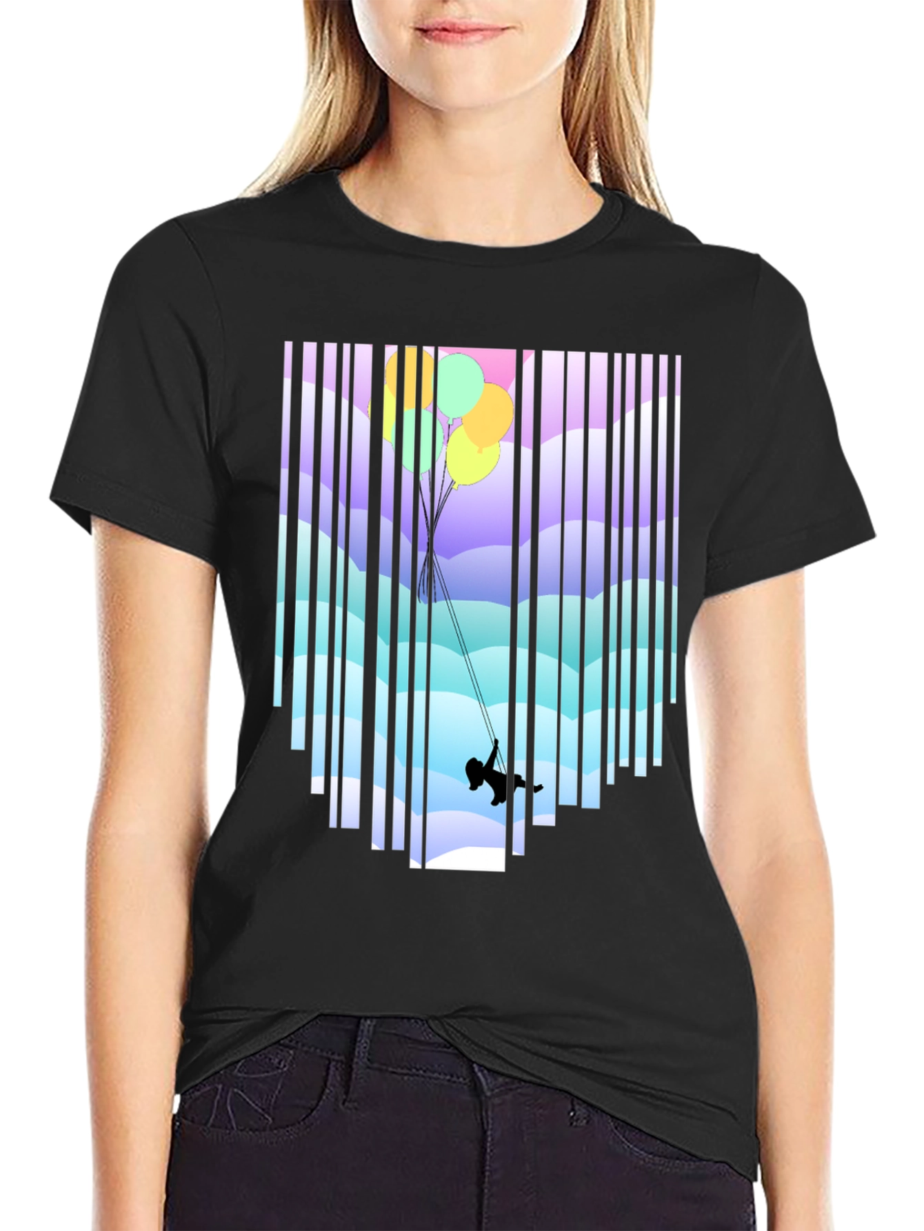 Dreamy Balloon Ride Graphic Tee