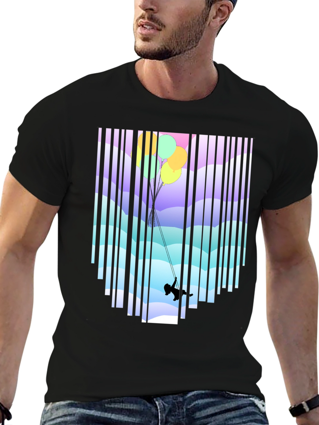 Dreamy Balloon Ride Graphic Tee