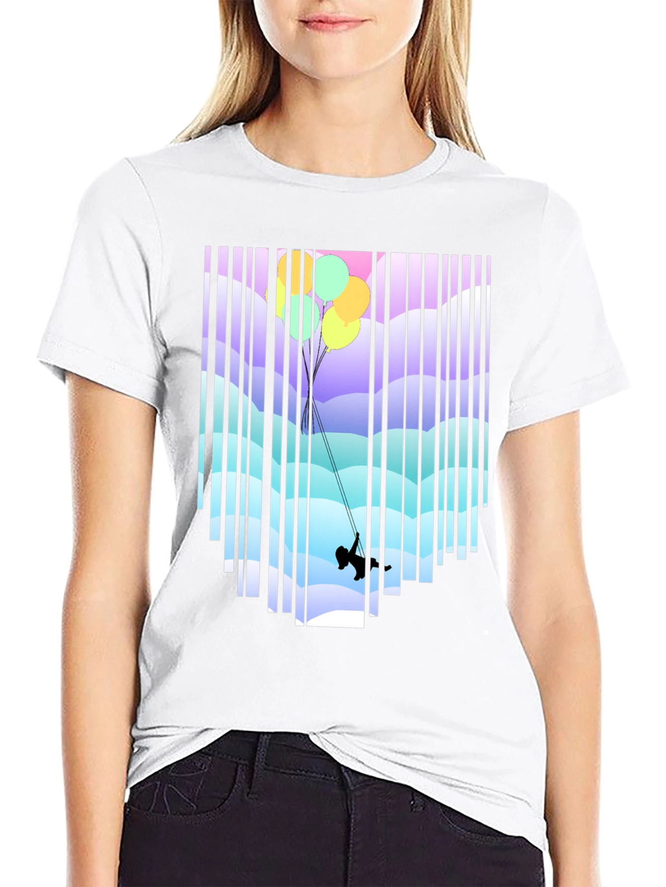 Dreamy Balloon Ride Graphic Tee