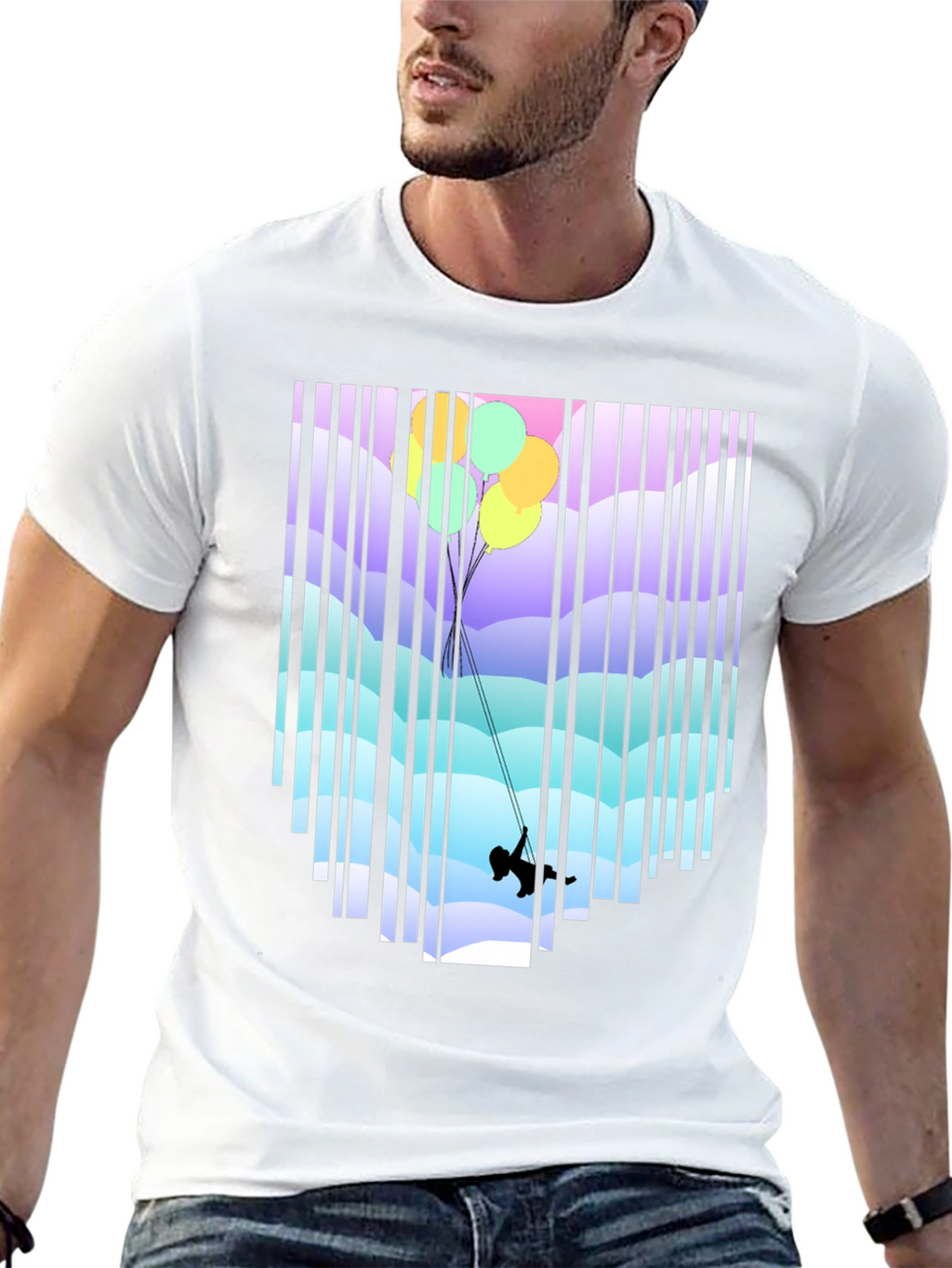Dreamy Balloon Ride Graphic Tee