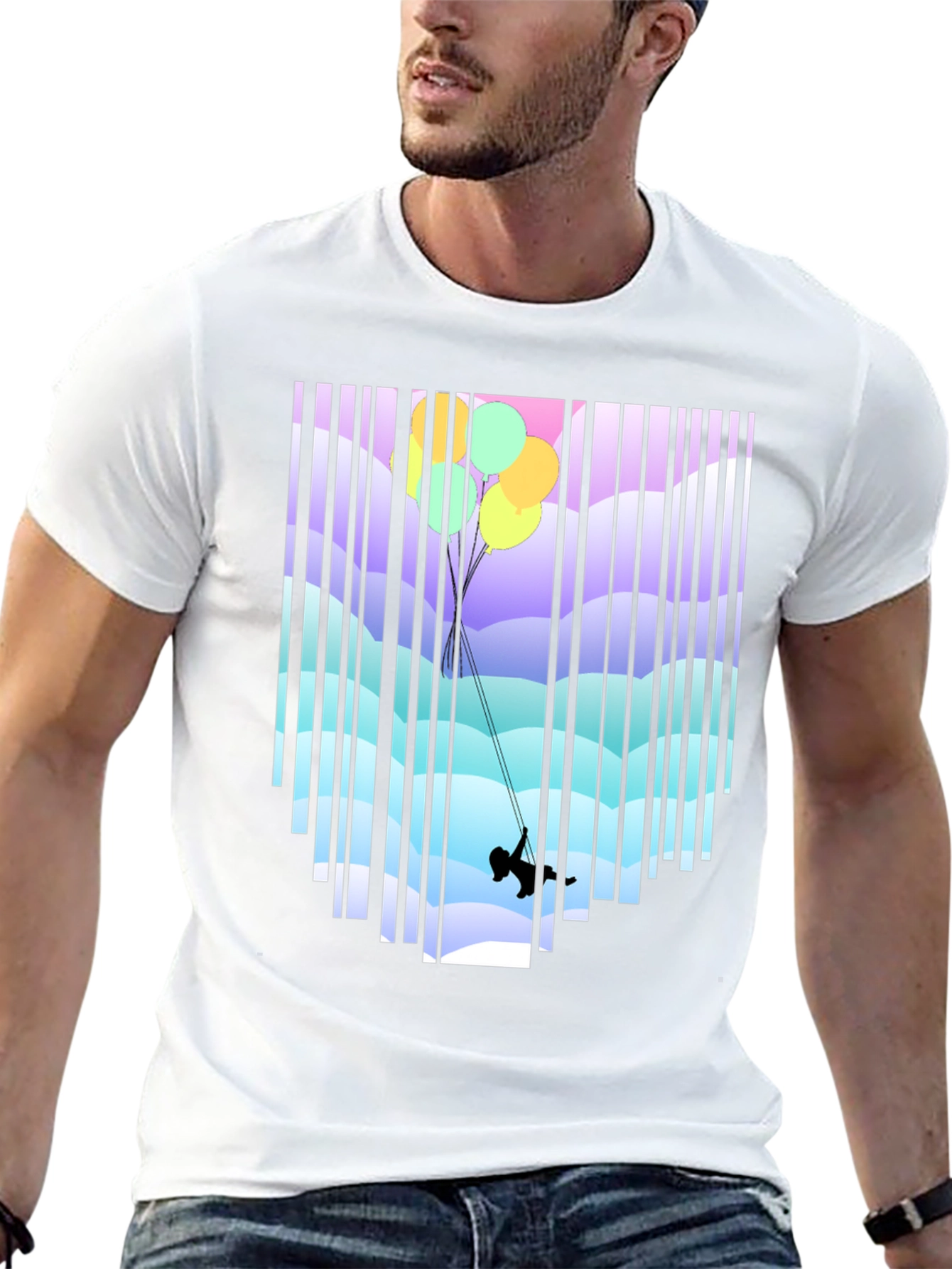 Dreamy Balloon Ride Graphic Tee