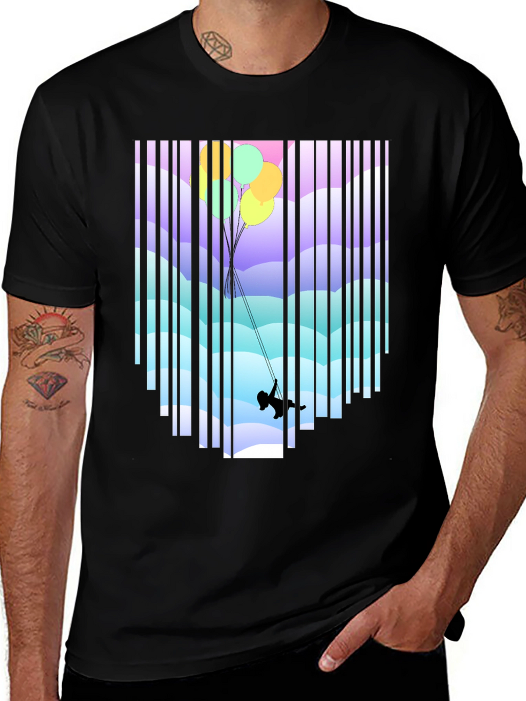Dreamy Balloon Ride Graphic Tee