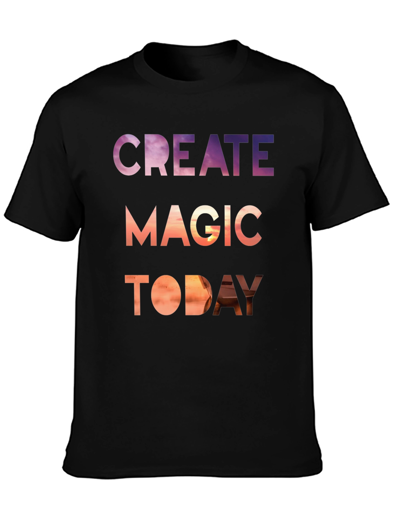 Create Magic Today Graphic Tee - Stylish Comfort