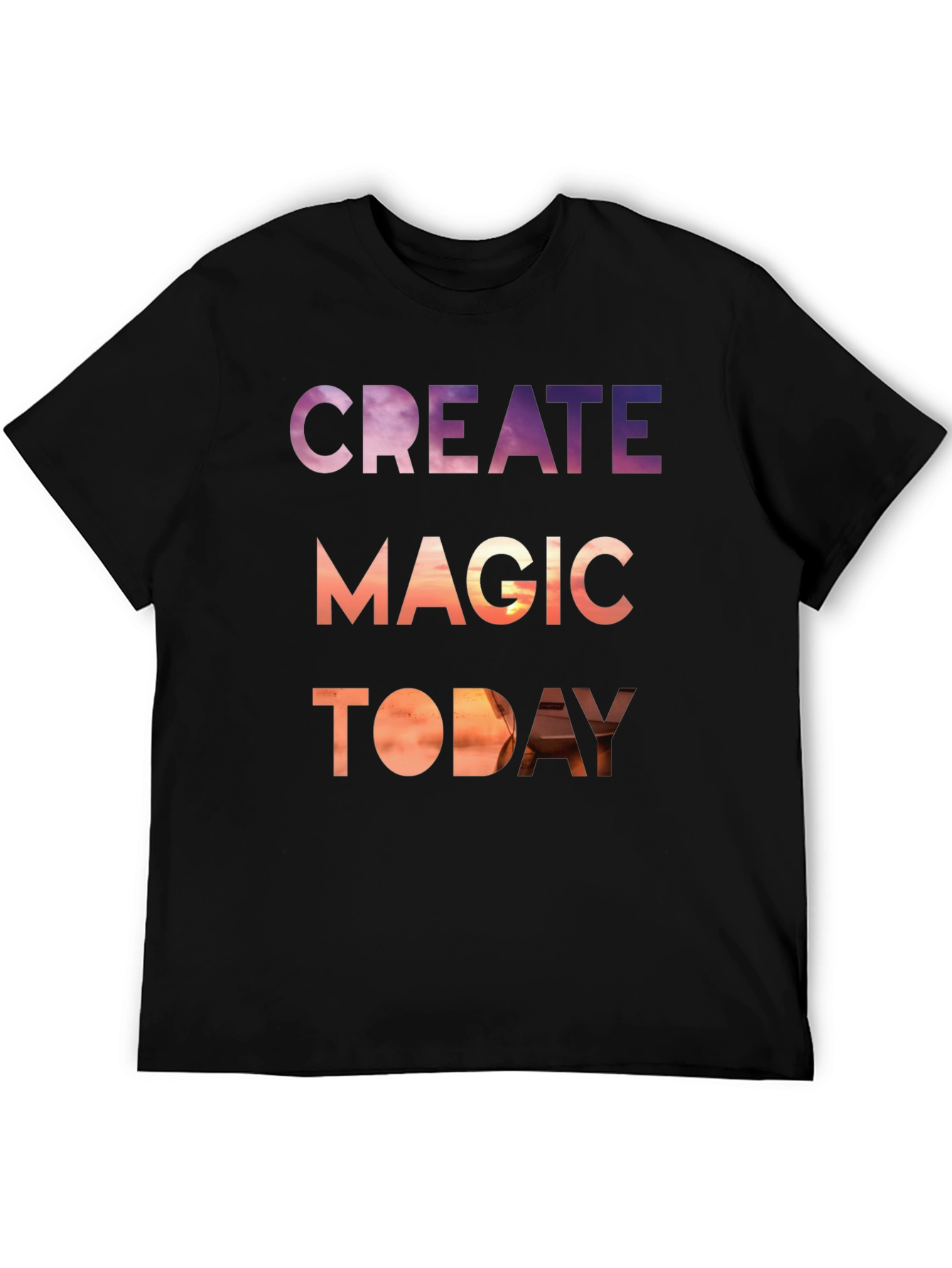 Create Magic Today Graphic Tee - Stylish Comfort