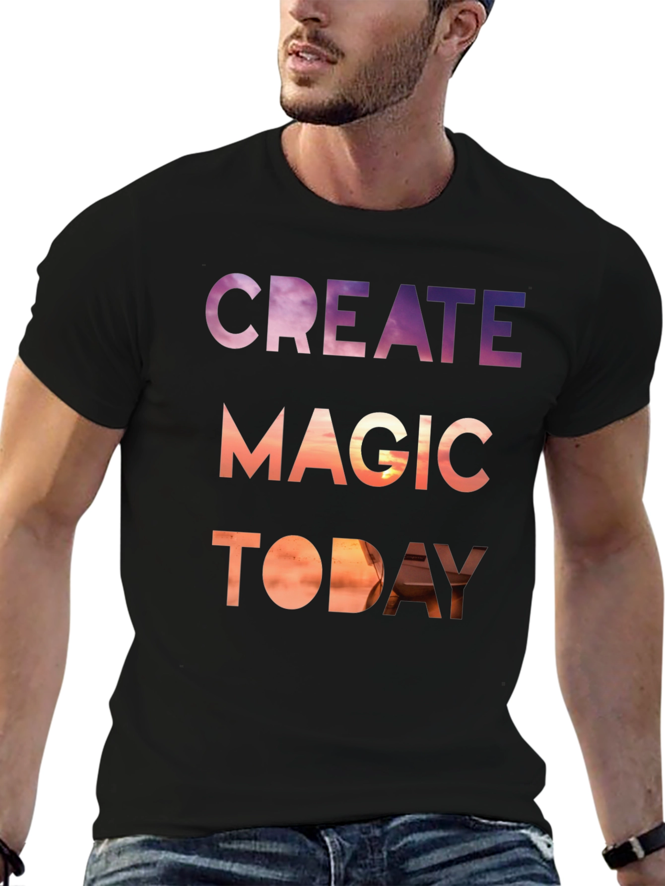Create Magic Today Graphic Tee - Stylish Comfort