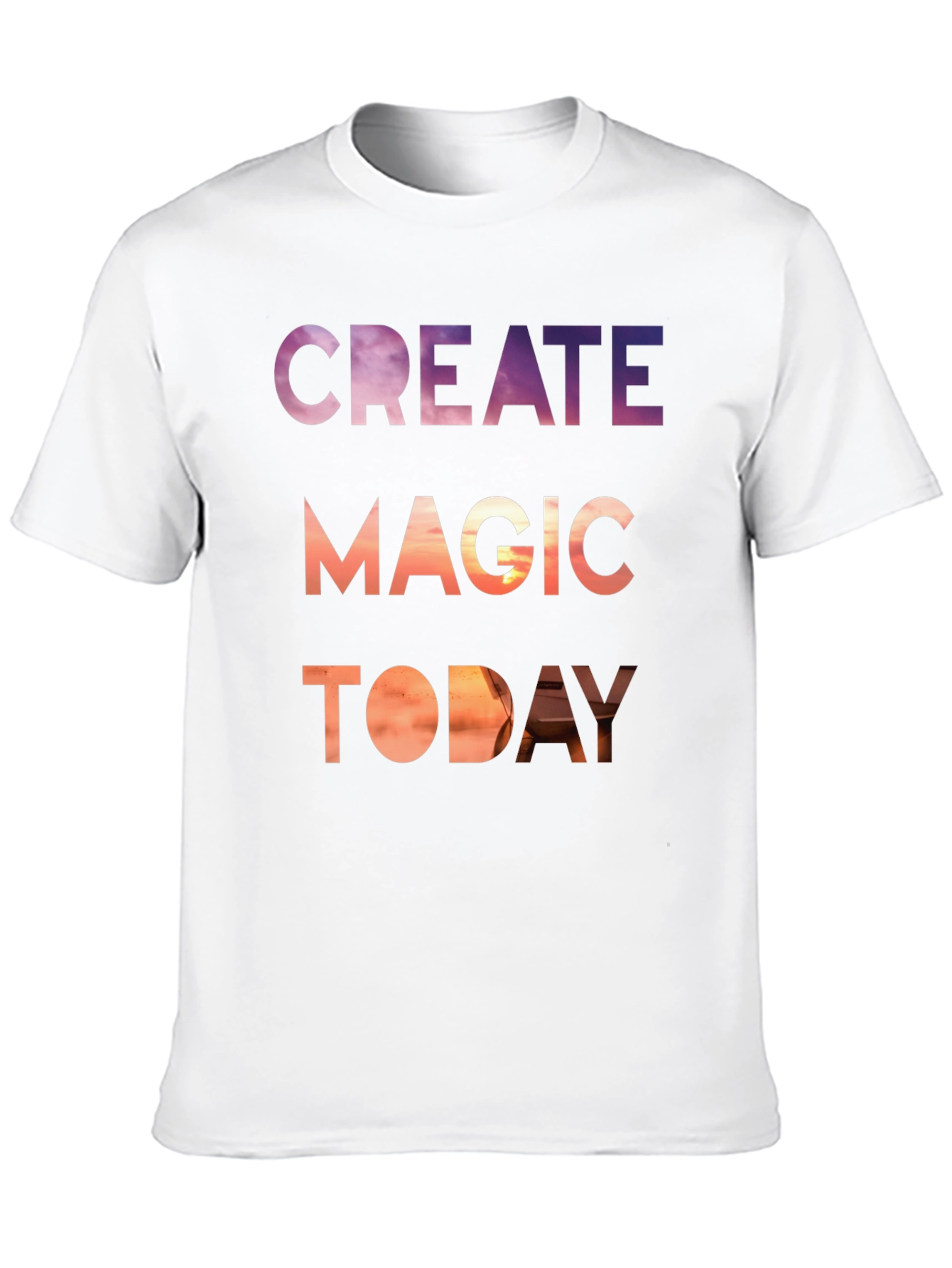 Create Magic Today Graphic Tee - Stylish Comfort