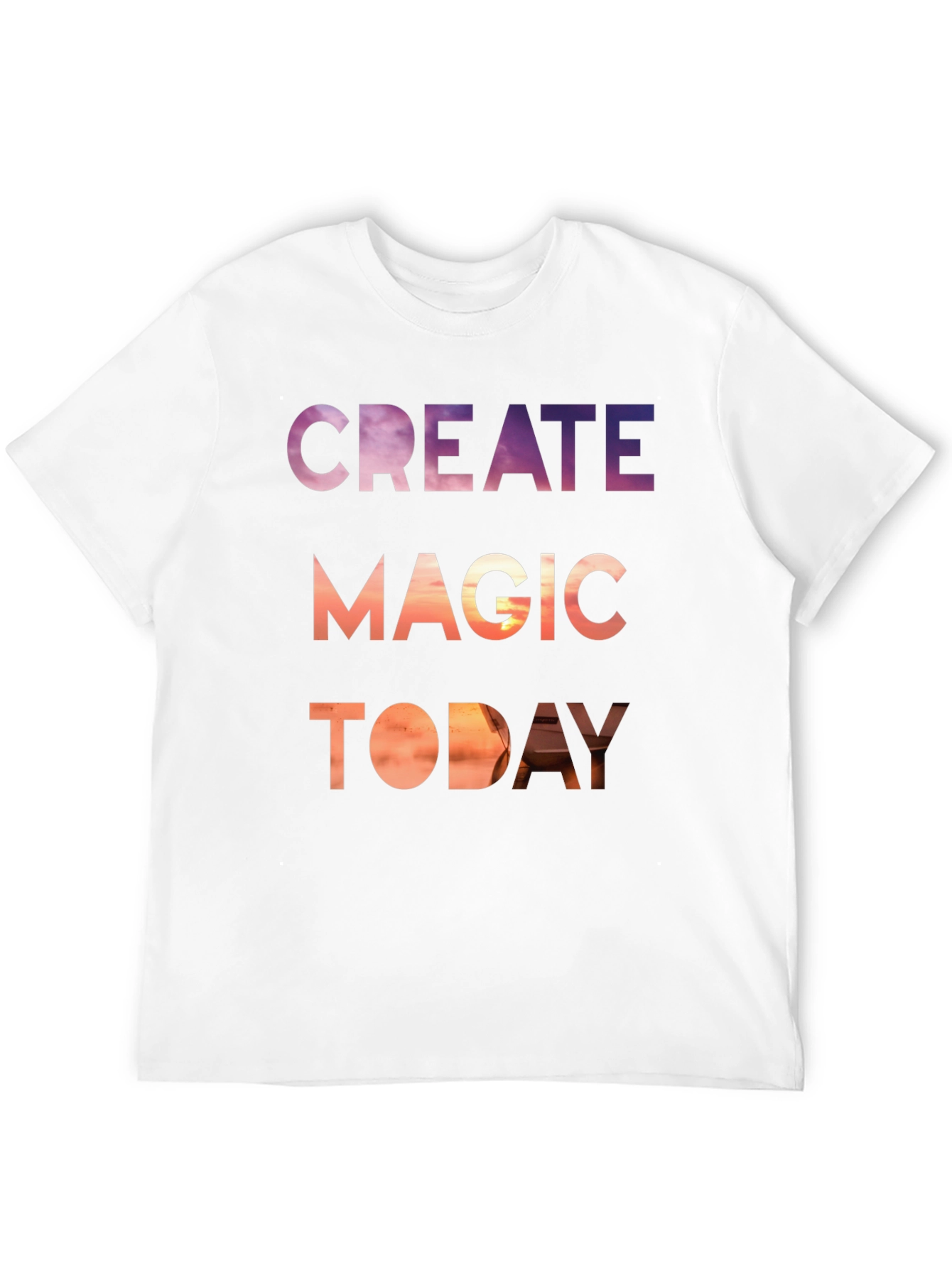 Create Magic Today Graphic Tee - Stylish Comfort